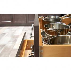 Gabinetes de Cocina Estilo Americano Personalizados, Isla de Cocina Modular, Gabinete de Pared Completo, Despensa para Villa, Lacado en Gris Mármol - Product Image 3