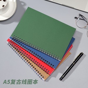 Biểu tượng tùy chỉnh bán buôn A5 văn phòng kinh doanh dày cuộn dây máy tính xách tay 32K xoắn ốc bài tập về nhà máy tính xách tay - Product Image 6