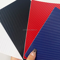 PVC Carbon Fiber Mobiele Telefoonhoesje Achterkant Stickers voor Schermbeschermer Snijplotter