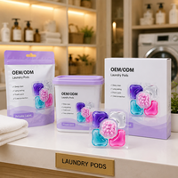 8g Kapsul 5-Ruang Baru Kemasan Besar |   Mini 5-dalam-1 |   Aroma Anti-Bakteri Segar dan Lembut |   Distributor OEM MOQ Rendah