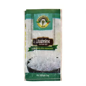 45kg 50kg arroz sack melhor preço da china pp tecido polipropileno sacos tecido para arroz
