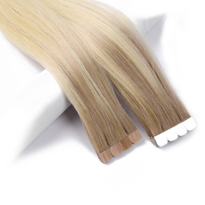 Extensions de cheveux à bandes adhésives miniatures, 100% cheveux humains Remy, extensions de cheveux à bandes invisibles et droites, sans couture, colle Walker, plusieurs couleurs. - Product Image 6