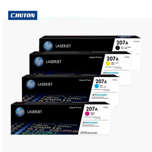 Cartouche de <span class=keywords><strong>toner</strong></span> couleur W2210A W2211A W2212A W2213A 207A pour Pro M255dw M255nw <span class=keywords><strong>MFP</strong></span> <span class=keywords><strong>M282nw</strong></span> M283fdw M283cdw, lot de 4, capacité totale 1350 - Product Image 1
