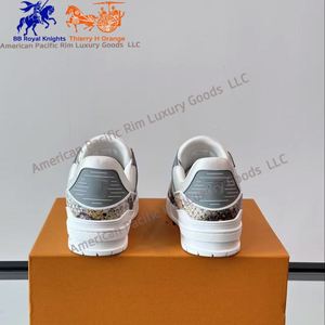 Zapatillas Deportivas con Estampado de Cocodrilo Coloridas, Zapatillas de Deporte de Lujo, Estilo Plano y Bajo, Zapatos Casuales para Caminar, Correr, Deporte - Product Image 6