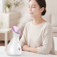 Vaporizador Facial de Vapor Caliente, Rociador Iónico Nano para una Limpieza Profunda de los Poros, Estimulación del Colágeno y Reafirmación de la Piel, Spa en Casa para Toda la Familia, Seguro