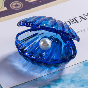 豪華なクリスタルガラスシェル置物エッチングウェディング用お土産とエレガントなプロモーション装飾ギフト - Product Image 5