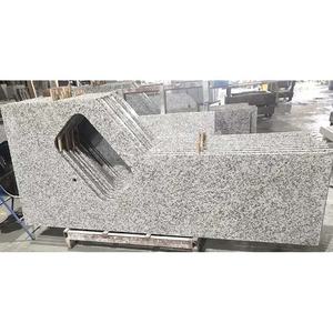 מכירה לוהטת פולני אבן נמר עור לבן מטבח גרניט השיש למטבח למעלה - Product Image 4