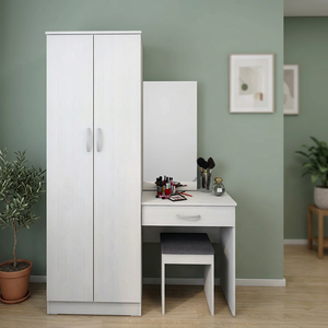 Modern Wooden Bedroom Wardrobe <b>Cabinet</b> Customized Color for Kitchen Workshop Dining Rooms Villa Malaysia-1298 Home Furniture - Product Image 3
