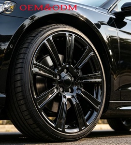 Rines Ligeros Forjados de 19-24 Pulgadas 5x120 (5x4.72) en Negro Mate para <span class=keywords><strong>Jaguar</strong></span> F-Type Coupé, Rines de Lujo - Product Image 1