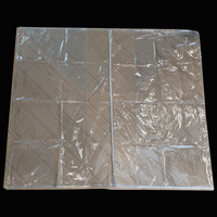 D1001A Emballage personnalisé recyclable transparent à fond carré pour couette, écran de sérigraphie, projecteur, montre connectée