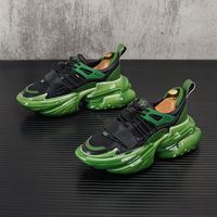 Chaussures pour hommes European Station 2026 Nouvelle collection tendance à semelle épaisse, rehaussantes, style sport et décontracté, type 'Dad Shoes'