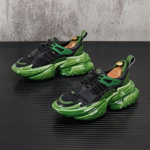 Zapatos de hombre estilo europeo 2026: Nuevas zapatillas deportivas y casuales de moda con suela gruesa y aumento de altura para hombre - Product Image 4