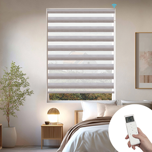 Persianas Zebra Simples Personalizadas SAMADHI, Persianas Enrollables Eléctricas para Oficina y Hogar, Diseño Vertical, Material de Poliéster, Estilo Francés Moderno - Product Image 3