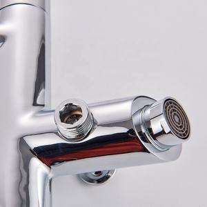 <span class=keywords><strong>Robinet</strong></span> mélangeur bain-douche européen en laiton avec finition chromée, surface polie, cartouche céramique et douchette à main - Product Image 6