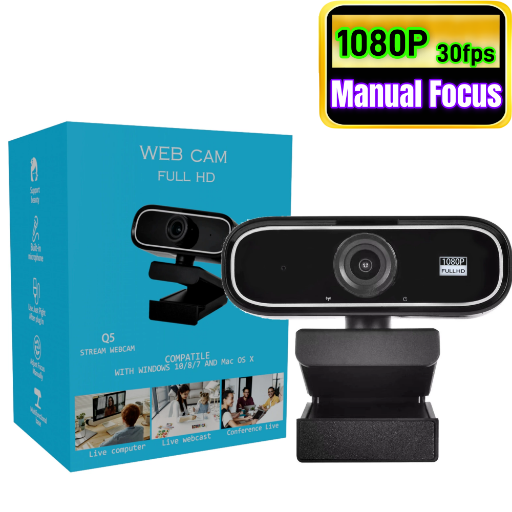 Mise au point manuelle 1080p Noir