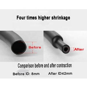 Viermal mit selbst klebendem Schrumpf schlauch Großhandel 4:1 verdickte doppelwandige wärme schrumpf bare Isolier hülse 4 mal envi - Product Image 3