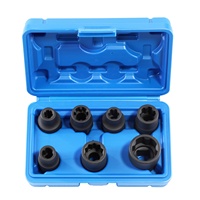 Jeu de douilles à chocs 7 pièces 6S 8S 10S 12S pour réparation automobile Nissan Renault Toyota Honda Subaru