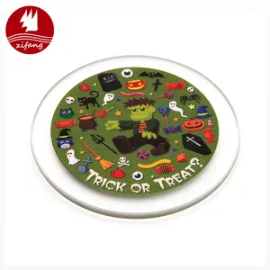 2024 New Design Customized Color Printing Ceramic Coaster Water Cup Mat