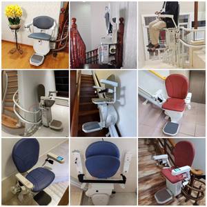 Les personnes âgées électriques portatives de la CE emploient l'ascenseur de chaise d'<span class=keywords><strong>escalier</strong></span> de maison de deux étages pour les escaliers droits ou incurvés - Product Image 6