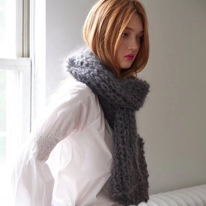 Fil à tricoter Loopy Mango Mohair, tellement doux, 60 mètres/50 g, fil mérinos épais, 10 mm-15 mm, fil coloré pour tricoter à la main - Product Image 5