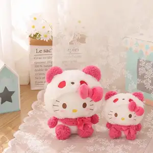 La migliore vendita di nuovi cartoni animati serie di Panda bambola carina Kuromi HK gatto Cinnamoroll bambola regalo di compleanno per bambini