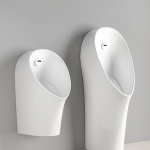 Bán buôn hiện đại gốm tủ quần áo nước thường vụ nơi để tiểu tự động cảm biến Đỏ bừng treo tường WC phòng tắm người đàn ông nơi để tiểu - Product Image 1