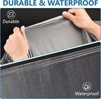 Bâches en HDPE souple pour la peinture |   Bâche de protection jetable en plastique transparent extra épais, imperméable, pour peinture et protection contre la poussière