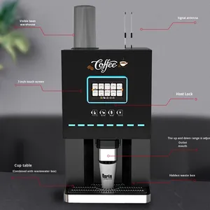 Máquina Expendedora de Café Comercial de Escritorio Totalmente Automática, Pequeña, para Bebidas, con Código QR, Autoservicio, Función SDK - Product Image 1