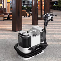 Nettoyeur de tapis domestique sans sac léger à main électrique, nettoyage humide/sec, extraction par pulvérisation pour canapé en tissu, utilisation en voiture/camping-car/hôtel