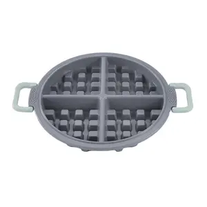 Silicone Waffle Mold Muffin Pans Molds Waffle Maker Baking Tray Mold Bakeware for Waffle Cake Chocolate Craft Candy Soap Baking