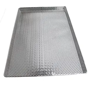 304/316/Aluminum Tray Customized Tray Rectangular Round High Temperature Resistant for Baking