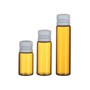 2 Ml 3 Ml 5 Ml Ambra Flaconcino di Vetro con Strappo di Protezione Piccolo Tubolare di Colore Borosilicato Prezzo a Buon Mercato di Vetro farmacia Fiala