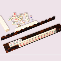 Support magnétique pour tuiles de mahjong en acrylique de qualité supérieure, 4 pièces, design à poussoir magnétique, multicolores, portable, antidérapant