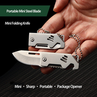 Couteau de poche pliable HL Mini, lame en acier inoxydable 420, petit couteau portable, couteau EDC tranchant pour le camping en plein air, la randonnée, l'usage quotidien