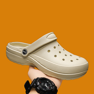 Sabots fermés pour hommes en EVA, couleur unie, antidérapants, sportifs, toutes saisons, chaussures d'extérieur, taille unique - Product Image 2