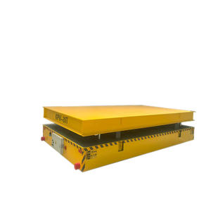 Carretilla de transferencia plana grande de la bobina del Transfersteel del coche plano eléctrico del equipo de dirección - Product Image 1