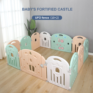 10 + 2 fantasía cerca portátil bebé patio corral Color Multicolor esquina - Product Image 2