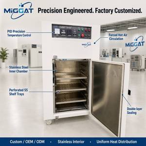Customized Stainless Steel Industrial Hot Air Circulation Drying Oven For Rubber Silicone Vulcanizing Screen Printing