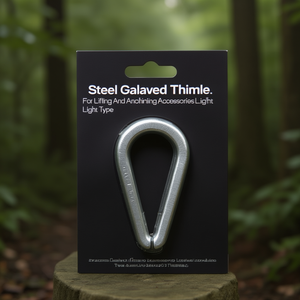 ปลอกเหล็กชุบสังกะสีสำหรับอุปกรณ์ยกและยึดชนิดเบา - Product Image 3