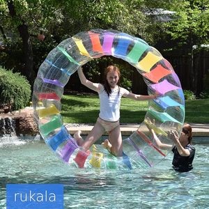 <span class=keywords><strong>Flotador</strong></span> de piscina de <span class=keywords><strong>rueda</strong></span> de rodillo inflable colorido para adultos y niños Material de PVC para diversión al aire libre en el lago de la piscina o el césped del patio trasero - Product Image 4