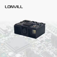 LONVILL lecteur de carte rfid longue distance mini lecteur de code-barres ip67 à vendre, lecteur de code qr tcp ip avec USB RS232