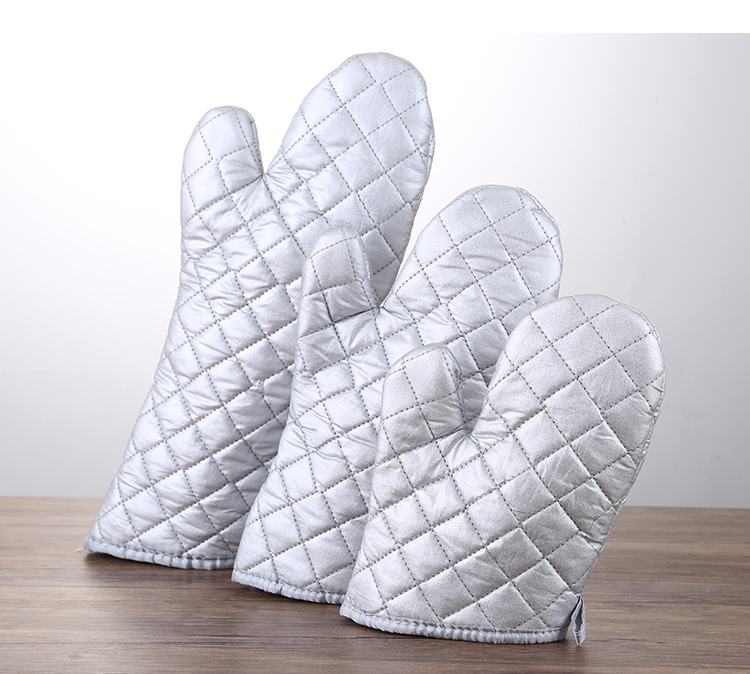 Пользовательские серые термостойкие высокотемпературные изоляционные перчатки для барбекю перчатки для кухни перчатки для духовки варежки для выпечки