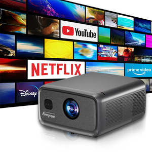 Cubelite Siêu Hot Bán Phổ Biến Nhất Mới Đến Nhỏ Dài Ngắn Ném Máy Chiếu 4K 3D 1080P Máy Chiếu Giá Ấn Độ - Product Image 3