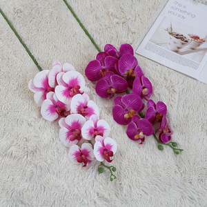 ดอกกล้วยไม้ประดิษฐ์สัมผัสเหมือนจริงแบบขายส่งใหม่ปี 2023 กล้วยไม้สีขาวทำจากยางลาเท็กซ์สำหรับตกแต่ง - Product Image 4