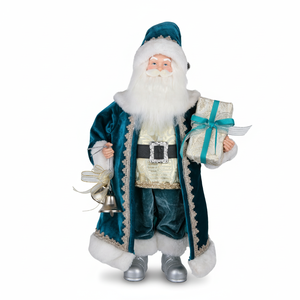 Figurine en peluche de gnome de Noël à carreaux gris style nordique, décorations de Noël pour la maison, la table, la fête de Noël - Product Image 3