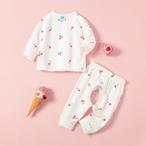 Ensemble de vêtements pour bébé nouveau-né, kimono enveloppant, ensemble 2 pièces, pyjama pour bébé nouveau-né - Product Image 2