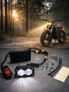 <span class=keywords><strong>Phare</strong></span> <span class=keywords><strong>LED</strong></span> universel alimenté par batterie Baja Light avec interrupteur à bouton pour vélo électrique, vélo, moto, <span class=keywords><strong>VTT</strong></span> - Product Image 1