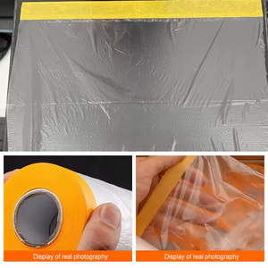 EONBON, gran oferta, película de enmascarar Premium de 270cm para pintura de protección de pintores, película de cinta adhesiva de precinta - Product Image 5