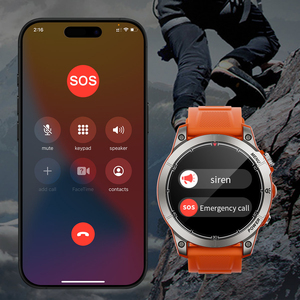 New Design 430Mah Smart <strong>Watch</strong> <strong>with</strong> BT Call Flashlight <strong>Compass</strong> 1.39 Inch Screen IP67 Waterproof Fitness Tracker for Men Women - Product Image 4