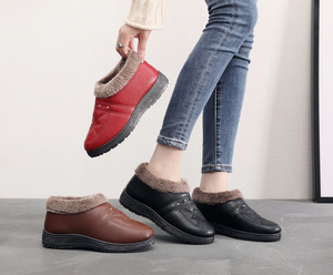Prix de gros – Bottes courtes d'hiver pour femmes, tendance, en PU, doublure en coton, chaudes et confortables, pour le marché africain et maritime - Product Image 6